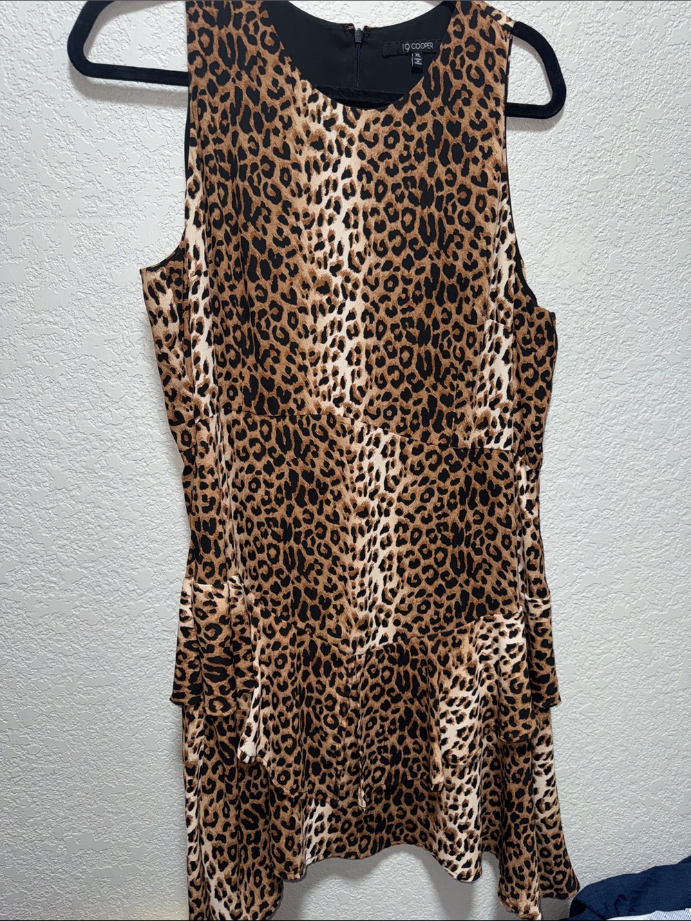 19 Cooper Leopard Print Mini Dress - Brown, Tan, Black
